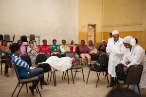 The play showing the work of the community health volunteers