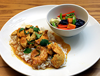 Thai chicken curry,