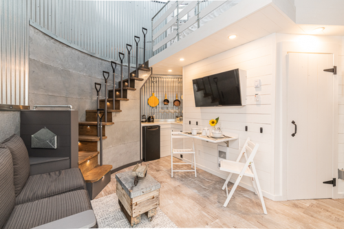 Grain Silo turned into an AirB&B by Angela Provost - Real Estate Photographer